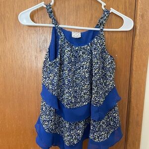 Disney Blue Floral Kids blouse